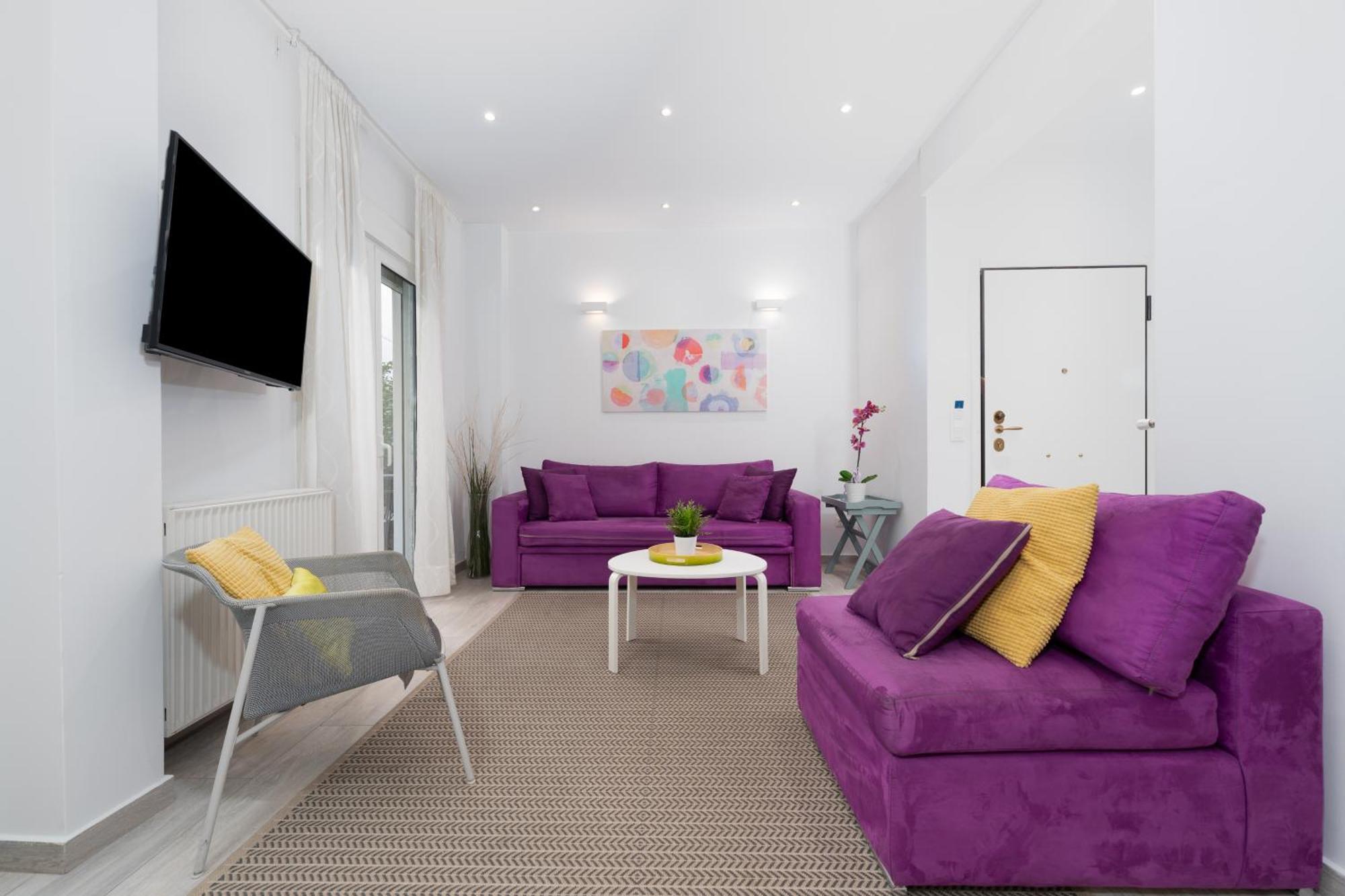Spacious Modern Apartment In Athens Near Metro 외부 사진