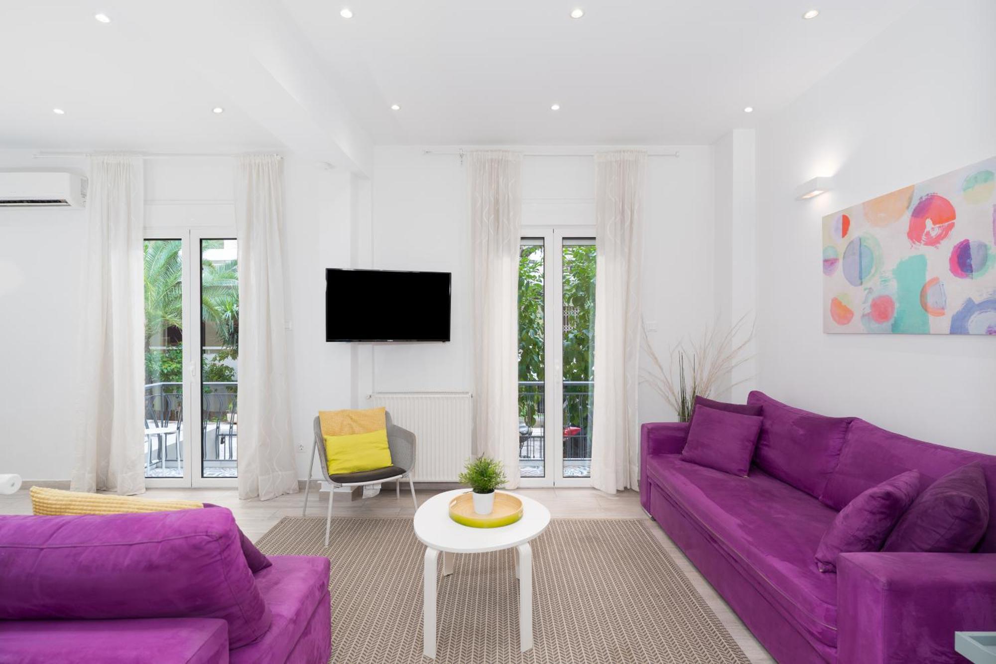 Spacious Modern Apartment In Athens Near Metro 외부 사진